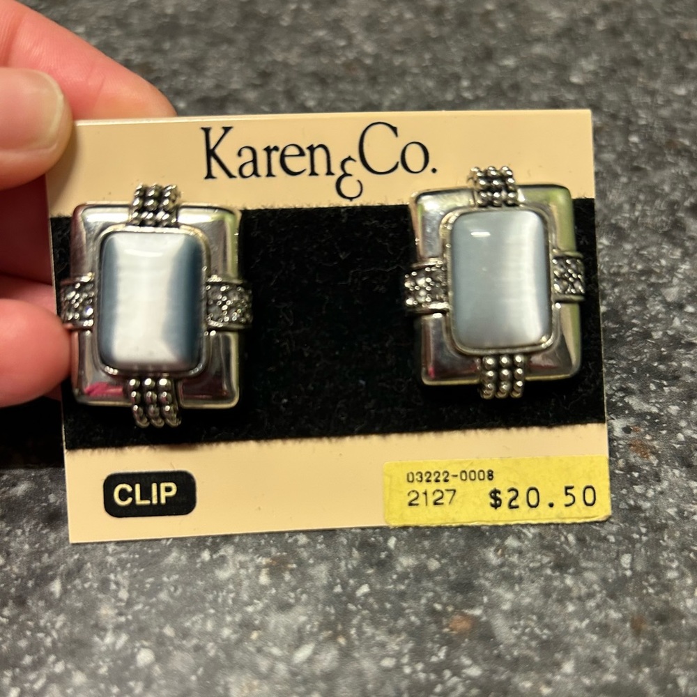Women’s clip on earrings - Picture 2 of 4